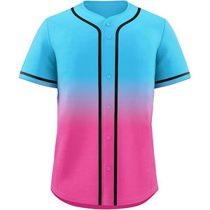 Camisetas de Béisbol Sublimadas, Ligeras, de Poliéster Transpirable, Corte Atlético para Mayor Comodidad y Movilidad - Product Image 1