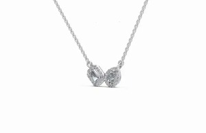 Collar Serenit de 29 Piezas con Colgante de Diamante Ovalado de 0.393 Quilates Cultivado en Laboratorio, Chapado en Oro Rosa de 9K, 14K y 18K - Product Image 3
