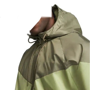 Chaqueta cortavientos antiarrugas de primera calidad, ropa deportiva de los últimos diseños, chaqueta cortavientos para hombre con logotipo personalizado en color. - Product Image 2