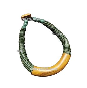 Moda madera con resina epoxi COLLAR COLGANTE mujer joyería pendientes conjunto joyería de moda collares pulseras accesorios de mujer - Product Image 1