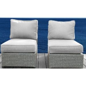 Sedia da Patio Completamente Assemblata con Cuscini Confortevoli per Sedute all'Aperto - Product Image 5