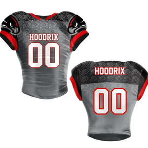 OEM Custom Design Sublimation American Football Jersey V-Neck Mesh Breathable Team Wear Uniform Manufacturer Bulk For Men , Kid - Product Image 1