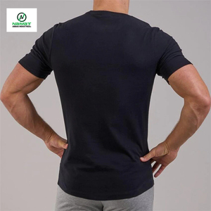 Nuevas Camisetas de Alta Calidad para Hombre, Corte Regular, Color Personalizado, 100% Algodón Tejido, Cuello Redondo Deportivo, Dobladillo Curvo - Product Image 2