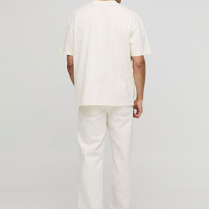 Camiseta de algodón 100% para hombre, precio económico, venta al por mayor, logotipo personalizado impreso, corte holgado, camiseta gráfica para venta en línea - Product Image 5