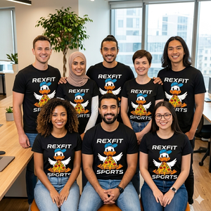 เสื้อยืดพิมพ์โลโก้สกรีนสีพื้น - Product Image 3