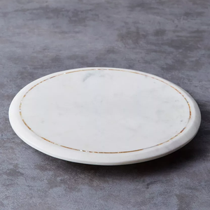 Plato Giratorio de Mármol Ecológico Multifuncional para Cocina, Plato Decorativo Redondo de Mármol de 12 Pulgadas - Product Image 5