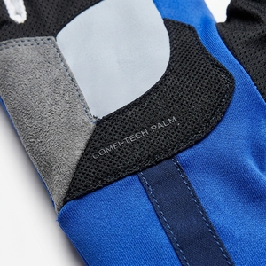 Gants de pêche demi-doigts unisexes toutes saisons bleu foncé, design à enfiler, légers, respirants, en matière synthétique - Product Image 6