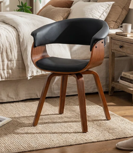 Precio al por mayor, elegante y moderno, adecuado para cualquier lugar. Sillón giratorio de madera de alta calidad, diseño minimalista, sólido. - Product Image 1