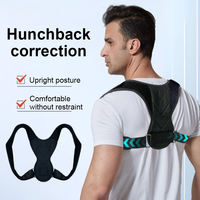 Attelle de clavicule de qualité supérieure, anneau réglable pour soutien de l'épaule, entraînement de la posture, protection, matériau élastique, usage quotidien professionnel