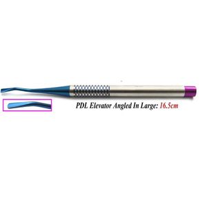Instrumento Quirúrgico Dental Profesional PDL Angulado Grande de 16.5CM Reutilizable para Extracción de Dientes y Raíces - Product Image 1