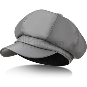 Gorra de cuero ligera personalizada, transpirable, estilo trucker, ajustable, informal, para verano e invierno - Product Image 5