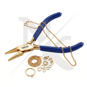 Jewelry Wire Wrapping <b>Tools</b> Flat Nose <b>Pliers</b> 120mm Stainless Steel Smooth Jaw <b>Pliers</b> Jewelry Workshop Equipment <b>Multi</b> Colors - Product Image 3