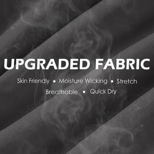 Pantalones cortos deportivos transpirables para hombre, elásticos en 4 direcciones, con logotipo personalizado impreso, pantalones cortos de alta calidad para hombre, cómodos, 100% algodón. - Product Image 5