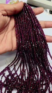 Natural Garnet Faceted <b>Beads</b> Loose Natural Gemstone <b>Beads</b> for Handmade Jewelry Making Supplies - Product Image 3
