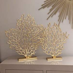Metal <b>Coral</b> Tree Handicraft Eco-friendly Home Decor Table <b>Top</b> Sculpture with Customizable Size - Product Image 1