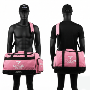 Bolsa de Gimnasio de Viaje Ruby TAISON SPORTS, 600 GSM, PU Resistente, 30-40L, Panel en Contraste, Logotipo Personalizado con Bordado e Impresión, Mochila - Product Image 5