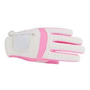 Guantes de Golf de Microfibra Blancos y Rosas, Transpirables, con Cierre de Velcro, Unisex, para Deportes - Product Image 5