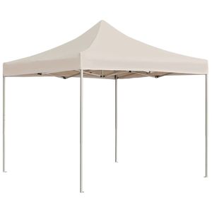 Tenda da festa pieghevole in alluminio e 9.8 crema professionale x 9.8 per matrimoni ed eventi - Product Image 1