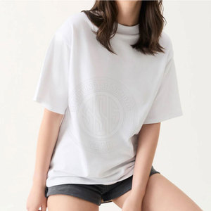 Camisetas Oversize para Mujer, Personalizadas, de Corte Holgado, de Algodón, Manga Corta, Casuales, para Uso Diario y Negocios en Línea - Product Image 4