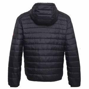 2026 High Quality Shiny Puffer Men's <b>Jackets</b> Breathable Fabric Custom Print Your Logo Oversize Hooded Zipper Style Puffer <b>Jacket</b> - Product Image 2