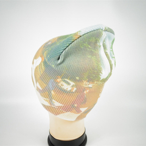 Bonnet en tricot imprimé camouflage numérique, bonnet d'hiver décontracté, unisexe, chaud et extensible - Product Image 3