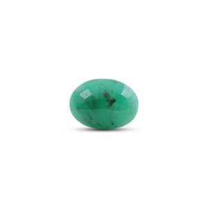 Oval Cut Emerald 5.15 Carat Loose Gemstone 12mm for Fine Jewelry - Product Image 2