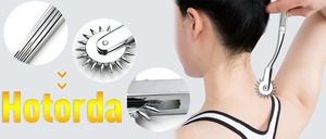 Instrument chirurgical manuel multi-couleurs à 9 têtes Wartenberg pour diagnostic neuro-sensoriel, en acier inoxydable, pour chirurgie générale et ORL - Product Image 6