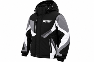Chaqueta de Esquí Impermeable Negra con Cierre de Cremallera, Chaqueta de Invierno con Capucha, Abrigo para Exteriores con Panel Reflectante, Ropa de Invierno para Hombre - Product Image 3