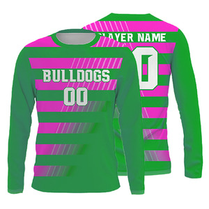 Camiseta Deportiva Personalizada de Manga Larga, Uniforme de Equipo, Transpirable, para Entrenamiento, Impresión por Sublimación, OEM, Venta al Por Mayor - Product Image 6