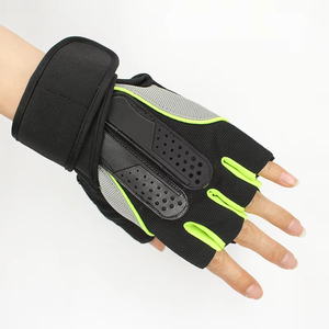 Guantes Deportivos Unisex de Medio Dedo, Flexibles, Antideslizantes, con Soporte para Muñeca, para Entrenamiento en Gimnasio, Levantamiento de Pesas, Pido Jiner Xinda, Poliéster - Product Image 5