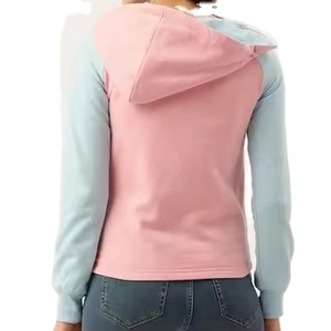 Sweat à capuche pour femme de qualité supérieure de couleur unique Sweat à capuche pour femme à séchage rapide - Product Image 2