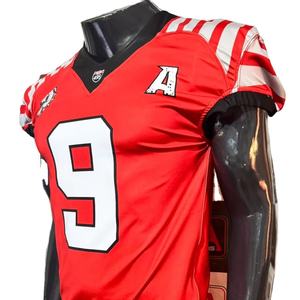 Maillot de football américain, maillot de supporter, broderie par sublimation, grande taille, véritable usine, photos réelles, usine du Pakistan, tous les styles - Product Image 1