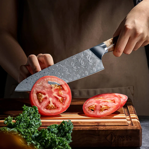 Cuchillo de Cocina Profesional de Acero de Damasco Hecho a Mano con Mango Resistente, Perfecto para la Cocina del Hogar - Product Image 6