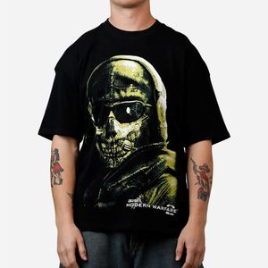 Camiseta de Manga Corta Oversize con Cuello Redondo, 100% Algodón, Impresión DTG de Alta Calidad, Logotipo Personalizado, Transpirable, Ropa Urbana de Verano - Product Image 1