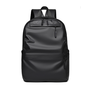 Mochila de Cuero de Diseño, Mochila Casual de Cuero, Mochila de Cuero Resistente, Estilo con Bolsillos Utilitarios - Product Image 1
