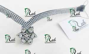 Diadema Decorativa para Caballo Rub International Crystal Flower, Diadema para Competición - Product Image 3