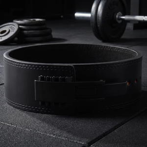 Ceinture de musculation en cuir respirante et réglable de qualité supérieure, protection professionnelle pour l'entraînement en salle, squats, soulevés de terre - Unisexe - Product Image 5