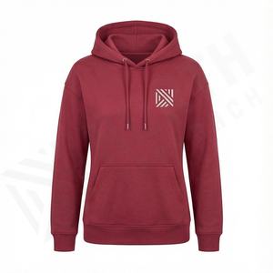 Sudadera de cuello redondo personalizada de nuevo estilo para mujer, Sudadera corta de alta calidad al por mayor para mujer, sudaderas con capucha, sudadera de algodón de marca - Product Image 2