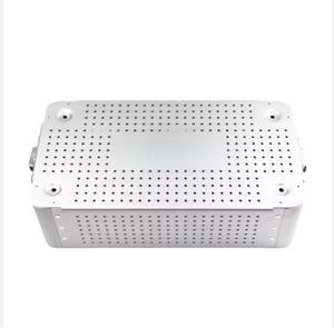 Caja de Autoclave Manual de Acero Inoxidable Alemán Perforada, Contenedor de Esterilización de Instrumentos Quirúrgicos, Alta Calidad, Garantía de 2 Años - Product Image 4
