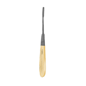 Elevador de periostio Joseph de calidad, plano, liso, recto, 6.25 pulgadas, negro/dorado, para cirugía plástica ORL, instrumentos quirúrgicos de acero alemán - Product Image 1