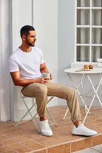 Pantalones Deportivos Casuales de Algodón para Hombre |   Pantalones Deportivos Suaves y Transpirables para Gimnasio y Uso Diario - Product Image 2