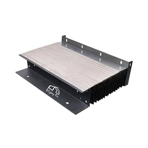 SS Lamella Housse de protection Protection plate personnalisée Guide linéaire Soufflet anti-poussière CNC Bouclier de protection personnalisé avec couvercle anti-poussière - Product Image 1