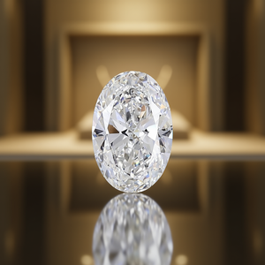 เพชรทรงรี VS2 น้ำหนัก 10.38 กะรัต ผลิตในห้องปฏิบัติการ ได้รับการรับรองจาก IGI เพชรคุณภาพสูงที่สร้างขึ้นในห้องปฏิบัติการ - Product Image 3