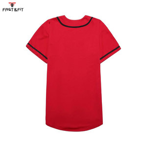 เสื้อเบสบอลแบบแห้งเร็วระบายอากาศได้ดีชุดทีมกีฬา - Product Image 4