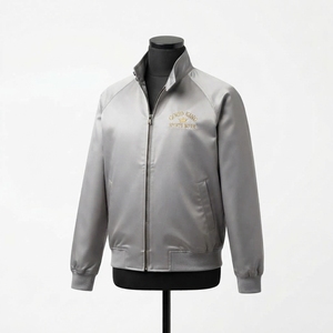 Veste sportive à capuche pour homme, coupe classique, col montant, couleur unie, pour l'hiver - Product Image 2