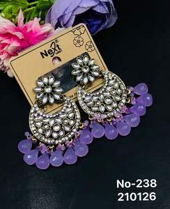 Boucles d'oreilles pendantes géométriques exclusives et tendance en alliage léger, style ethnique, bijoux de mode pour femmes, pour soirées, OEM ODM - Product Image 2