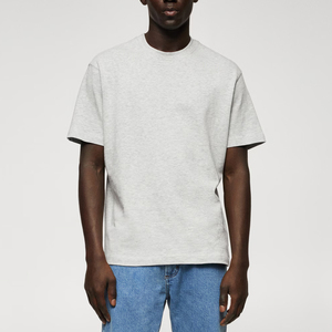 เสื้อยืดผู้ชายคุณภาพสูง ปี 2026 ผ้าคอตตอนถักเนื้อแน่น 240 GSM ทรงเข้ารูป สวมใส่สบายๆ สำหรับกิจกรรมกลางแจ้ง คุณภาพสูง - Product Image 4