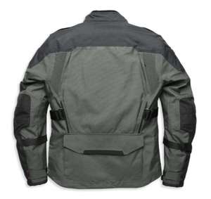 Veste moto décontractée pour homme en cuir PU marron foncé respirant, col montant, fermeture éclair sur le devant, coupe classique, pour l'hiver - Product Image 5