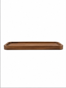 Solid Acacia Wood Modern Food Grade Valet Catchall Desk Organizer Tray Keys Wallet <b>Watch</b> Storage for Kitchen Living Room Home - Product Image 6