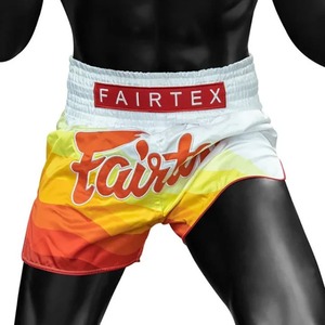 Meilleur fabricant de shorts de boxe Muay Thai imprimés par transfert thermique de haute qualité, légers, respirants et extensibles, personnalisables - Product Image 2